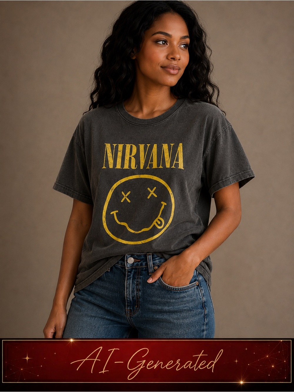 Nirvana Vintage T-Shirt Nirvana Band Kurt Cobain